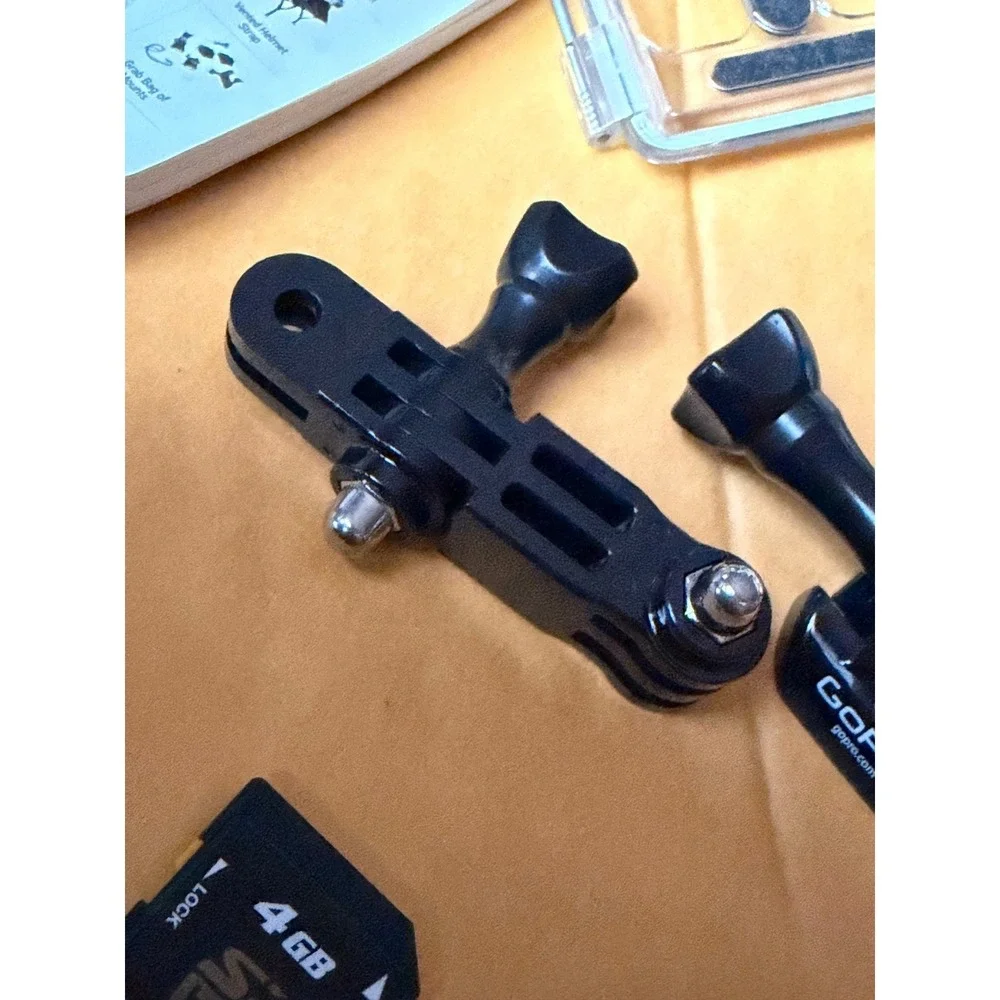 GoPro HD Hero 2 Accessory Bundle Battery 4GB SD Card Mounts Manual Backdoors